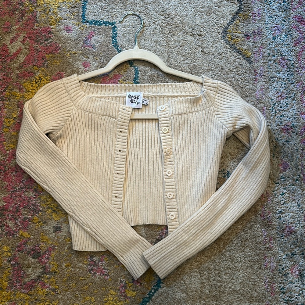 White / Cream Cardigan
